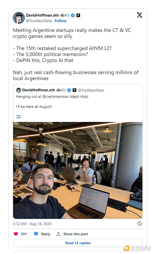 Bankless聯創：阿根廷的加密時刻圖片